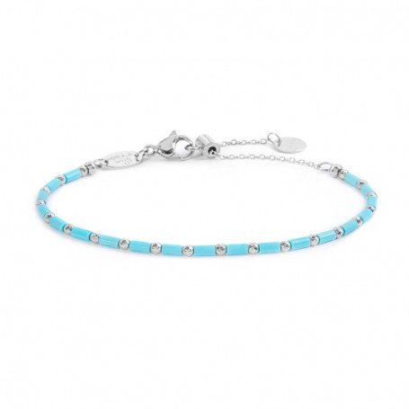 BRACCIALE CON PERLINE A TUBO